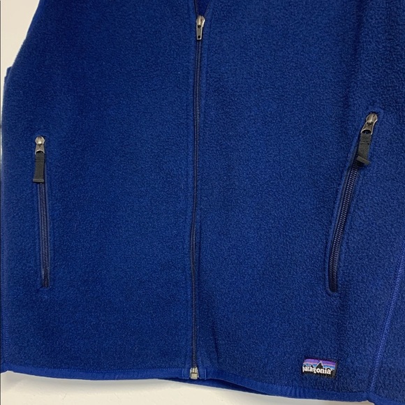 PATAGONIA MENS SYNCHILLA VEST OUTERWEAR VINTAGE BLUE LARGE NEW WITHOUT TAGS - Picture 4 of 7